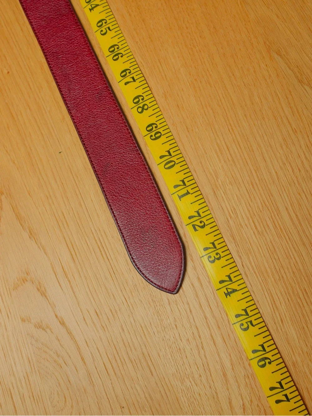 Alexander McQueen Extra Long Burgundy Leather Wrap Belt 74”